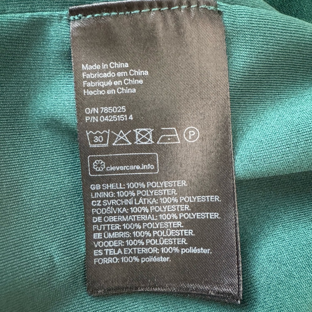 NWOT H&M Elegant Green Dress for Women Size 8 - Picture 5 of 8